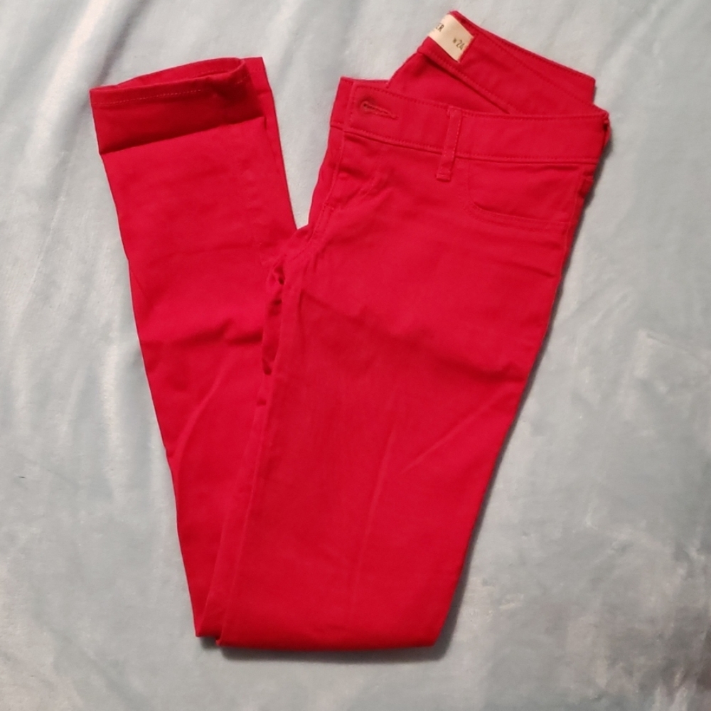 Red Hollister Jeans